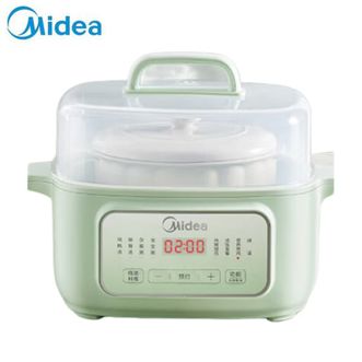 美的/Midea  1.8L电炖锅炖汤盅煲汤辅食锅燕窝炖盅隔水炖电锅一体多功能锅 MD-DZE1801