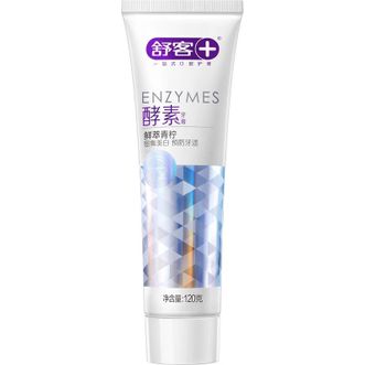 舒客  法国天然酵素牙膏(鲜萃青柠)120g