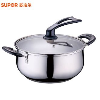 苏泊尔（SUPOR）  家用304不锈钢汤锅20cm炖锅煮面煲汤VT20HS01