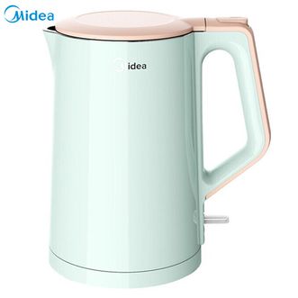 美的 （Midea） 电水壶304不锈钢双层防烫电热水壶开水壶暖水壶  MK-SH15C166