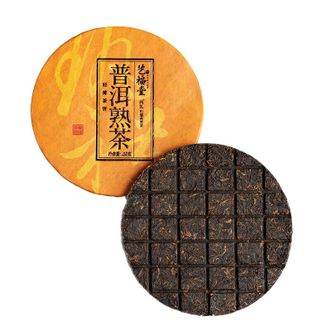 艺福堂 执礼正宗云南普洱熟茶饼紧压特级150g
