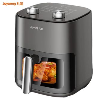 九阳/Joyoung  空气炸锅5L大容量全金属内腔立体循环不翻面蒸汽嫩烤技术家用电炸薯条机