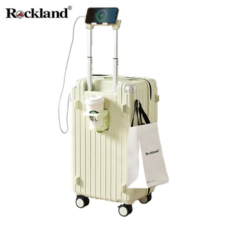 洛克兰/ROCKLAND  大容量多功能刹车轮旅游拉杆箱拉链箱CRX7377-28寸