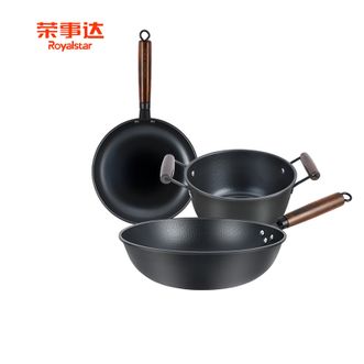 荣事达/Royalstar  匠星锻打铁锅三件套 RC-JW3226SN (32cm炒锅+22cm汤锅+26cm煎锅)