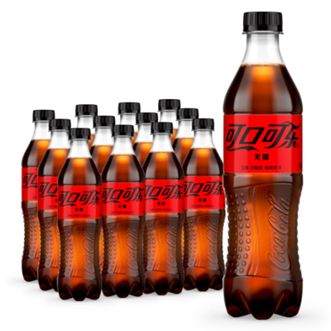可口可乐  零度 Zero 无糖汽水500ml 整箱装*12瓶