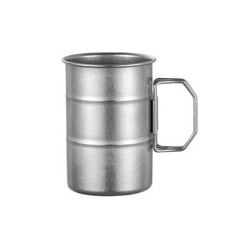 栢士德/BYSTON  304不锈钢随手杯BST-1057 户外露营便携冷饮水杯 380ML*1个