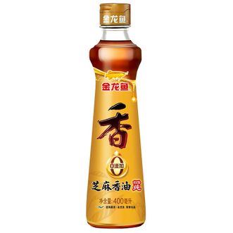 金龙鱼  芝麻香油400ml 家用调味瓶装拌菜