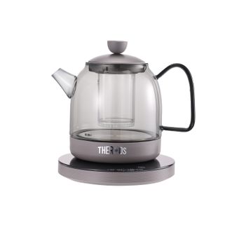 膳魔师（THERMOS）  纯钛发热盘0涂层养生壶烧水壶恒温家用煮茶壶全自动一体保温泡茶壶煮茶器EHA-1605E曜石黑