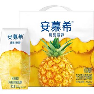 伊利 安慕希风味酸奶清甜菠萝味205g*12\箱