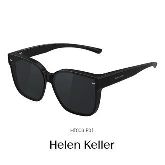 海伦凯勒（Helen Keller）   眼镜 近视套镜 男女款防紫外线偏光太阳镜开车墨镜HT003P01