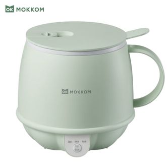 磨客/mokkom  养生壶热牛奶杯办公静音养生杯0.5L煮茶花茶银耳烧水壶办公室烧水杯浅杉绿
