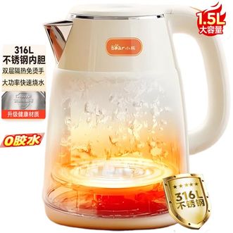 小熊/Bear  电热水壶电水壶316L内胆 ZDH-R15F7