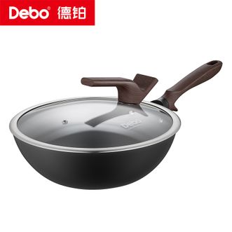Debo  泽纳斯28cm炒锅铁锅无涂层家用炒菜锅28cm  DEP-982