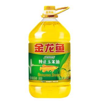 金龙鱼  纯正玉米油  非转基因压榨食用油  4L*1桶装  新旧包装随机发