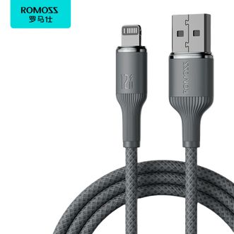 罗马仕/Romoss  苹果数据线快充充电线 熔岩烟雾灰2m