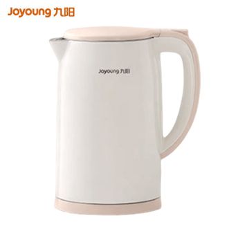 九阳/Joyoung  电热水壶1.7L大容量家用双层防烫自动断电烧水壶电开水壶煮开水304不锈钢电水壶