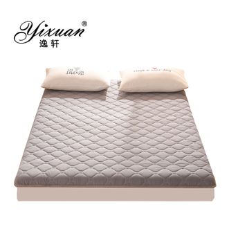逸轩/yixuan  四季亲肤印花床垫-高级灰（4公分）-150*200cm单床垫