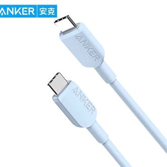 安克  60W快充线安卓苹果iphone16ProMax华为小米手机笔记本数据线 蓝色