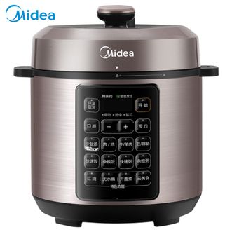 美的/Midea  电压力锅  一锅双胆 家用5L不锈钢饭煲大容量电高压锅  MY-E5924G