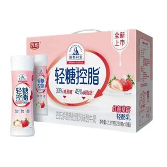 光明  莫斯利安轻糖控脂PET瓶草莓味230g*10瓶
