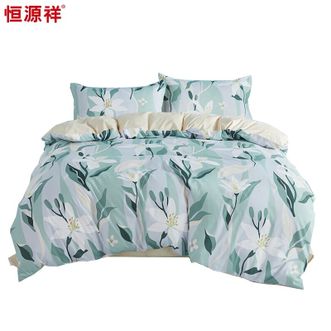 恒源祥 A类抗菌磨毛四件套 韶华 柔软舒适床品套件 恒源祥 A类抗菌磨毛四件套 韶华 柔软舒适床品套件