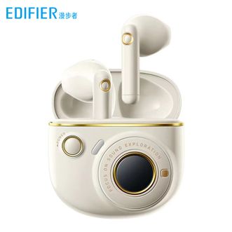 漫步者  真无线蓝牙耳机 半入耳通话降噪耳塞TO-U3 Plus 长续航OLED独特屏显运动音乐耳麦