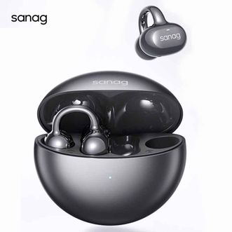赛那/sanag  AI智能耳机S6S Pro耳夹蓝牙耳机开放式无线气骨传导不入耳运动2025新款