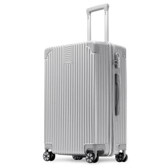 皮尔卡丹/Pierre Cardin  24英寸万向轮行李箱登机箱传统美学男女通用拉杆箱旅行箱
