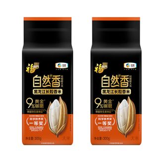 福临门  自然香黑龙江长粒香  300克*2袋