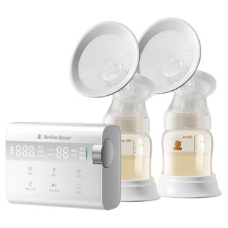 小白熊  双边电动吸奶器(奶糖)-PPSU HL-3061