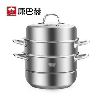 康巴赫（KBH）  304不锈钢三层蒸锅多功能锅具28cm燃气灶通用28cm 14043004