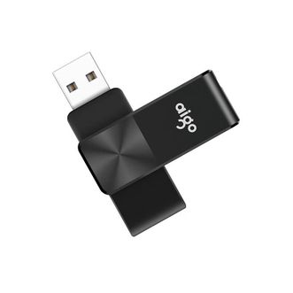 aigo  CD纹防滑设计U盘  USB2.0  32GB  U266  黑色