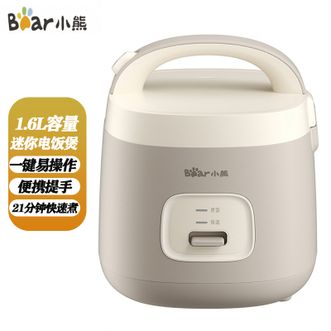 小熊/Bear  电饭煲1.6L容量用小型多功能煮饭锅煮粥锅1-2人迷你煲汤米饭锅智能控温烹煮电饭锅