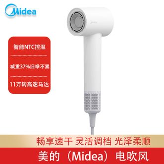 美的/Midea  电风扇迷你机身强劲护发 护发等离子吹风机