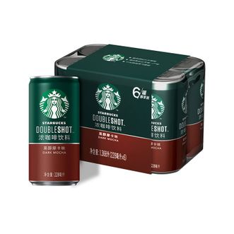 星巴克（Starbucks）   星倍醇 黑醇摩卡228ml*6罐 浓咖啡饮料(新老包装随机发货)