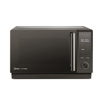美的（Midea）微波炉  PC23D3 美的极幕 不锈钢内胆智能变频微波炉光波炉烤箱电烤箱 微烤一体机家用 黑色
