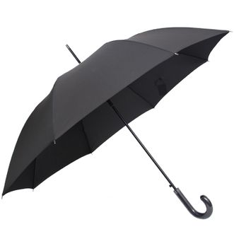 雨景 弯钩长柄雨伞 双人超大复古男女纯色商务伞 男士直杆自动伞