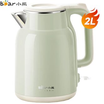 小熊/Bear  电热水壶  【2100W大功率】2L家用大容量大功率烧水壶304不锈钢双层防烫自动断电极速烧水开水壶  ZDH-F20H3