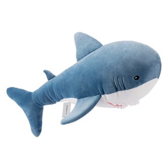 名创优品（MINISO）海洋系列-鲨鱼公仔 浅色20*56cm