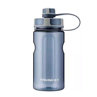 富光（FUGUANG）  塑料杯大容量户外水杯男女便携学生凉水壶太空杯防摔耐热泡茶杯子 灰色 600ml