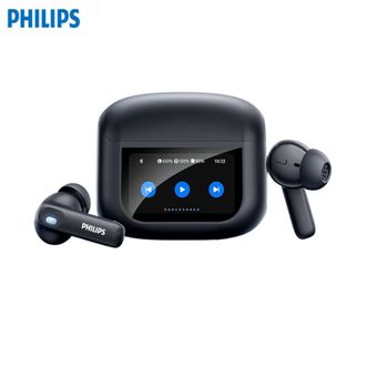飞利浦（PHILIPS）  真无线蓝牙耳机TAT3020【黑色】智能触控屏入耳式主动降噪高音质通话音乐游戏运动商务舱适用苹果华为