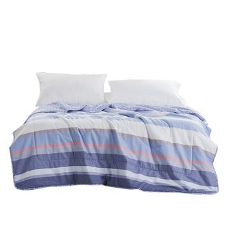 罗莱家纺  伦敦迷雾全棉夏被  228g  150*200cm  空调被