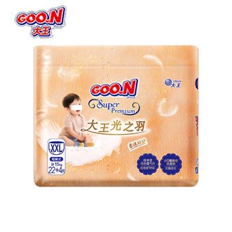 大王（GOO.N）  光之羽系列 柔透双护 短裤式婴儿纸尿裤 XXL26片