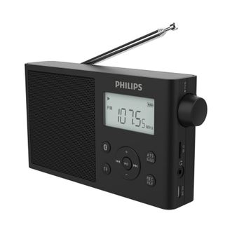 飞利浦/Philips  蓝牙全波段收音机 短波收音机 插卡音箱 蓝牙音箱 老人公园小区居家TAR3378黑色