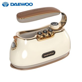 大宇（DAEWOO）挂烫机家用手持小星斗熨烫机便携式蒸汽熨斗 旅游出差小型自清洁烫熨机 北欧白