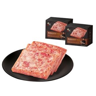 锋味派  午餐肉2盒装（黑胡椒）