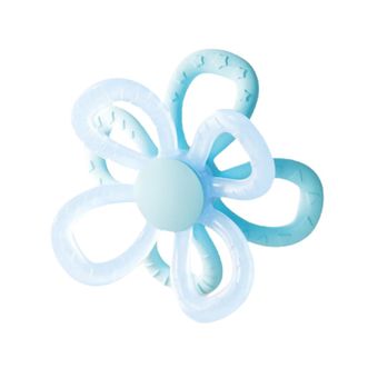 英氏（YEEHOO）  牙胶磨牙婴儿玩具硅胶可水煮咬咬胶宝宝神器安抚口欲期 【气相胶.柔软无异味】蓝色