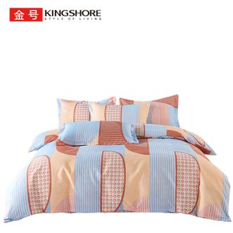 金号  抗菌磨毛四件套XYM 彩韵梦境 标准 床单款 （被套200*230cm）