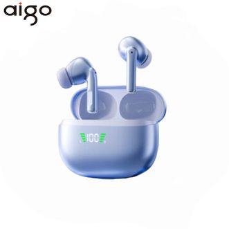 爱国者（aigo）  蓝牙耳机TQ17【冰晶蓝】TWS无线运动入耳式耳机ANC主动降噪超长续航适配苹果华为小米手机