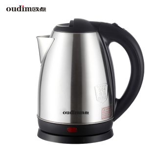 欧点/oudim  电热水壶304不锈钢烧水壶自动断电烧水壶 容量1.8L开水煲大口径开水壶